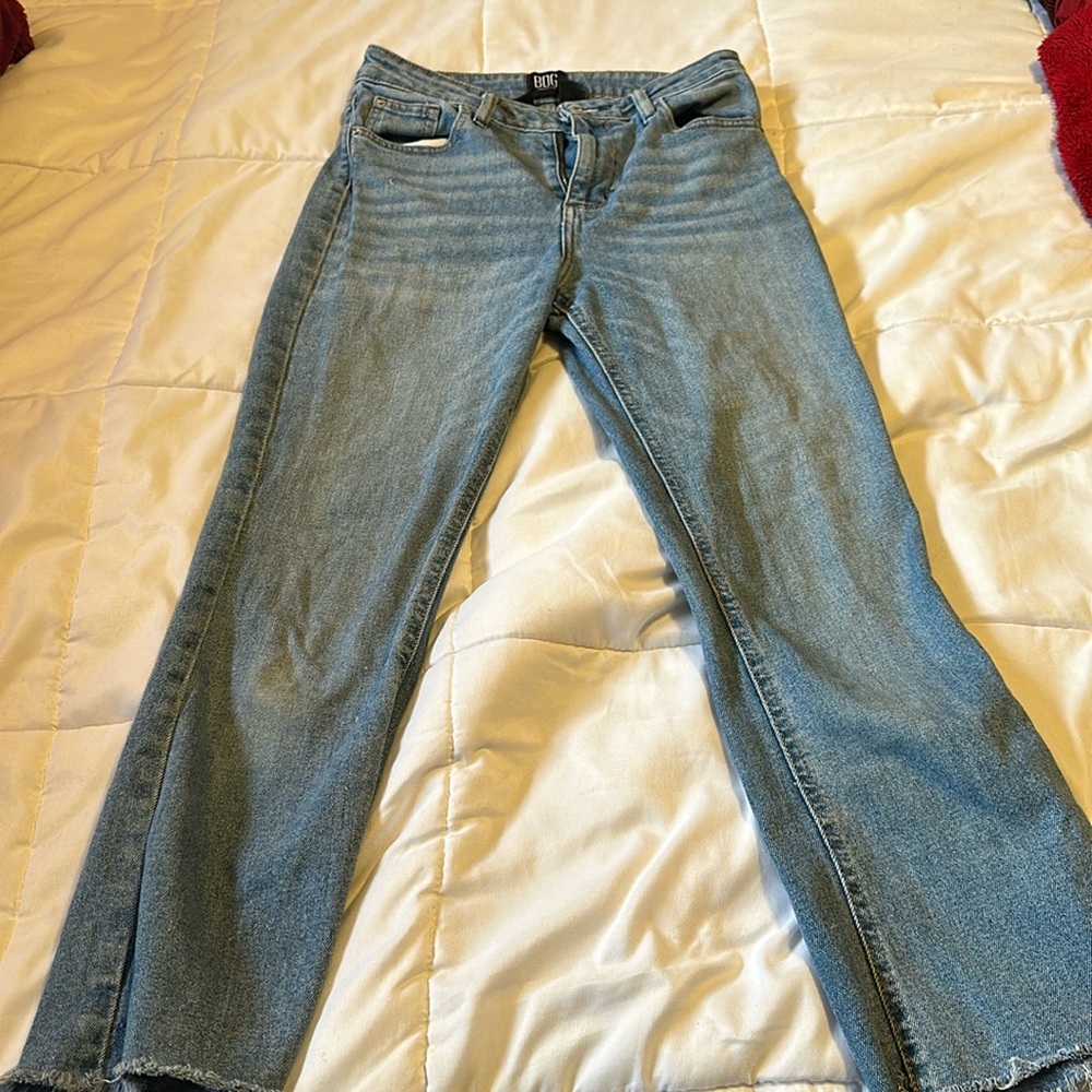 urban outfitters BDG kick flare high rise cropped jeans